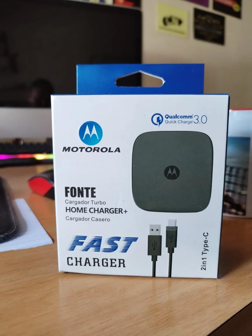 Cargador Motorola Tipo C 3.0 Carga Rapida